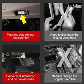 img 1 attached to 🔌 FURYENGRAVER Plug & Play Engine Auto Start Stop Eliminator Cable for 2018-2021 Jeep Wrangler JL JLU: Engine Power Optimization Solution