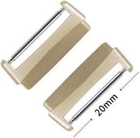 img 2 attached to OMECKY Connectors Compatible For Fitbit Sense/Versa 3 Smartwatch Band Adapter (20Mm