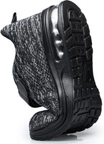 img 2 attached to Allblack Anlarach Toddler Athletic Sneakers: Girls' Athletic Shoes of Unmatched Style and Comfort