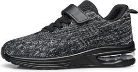 img 4 attached to Allblack Anlarach Toddler Athletic Sneakers: Girls' Athletic Shoes of Unmatched Style and Comfort