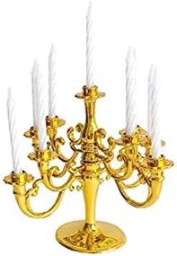 img 1 attached to UgyDuky Candelabra Candles Decorations Metallic Event & Party Supplies