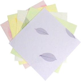 img 4 attached to 📝 Vibrant Paperbilities Handmade Acid Free Paper - 5-Color Assortment - 15 Sheets
