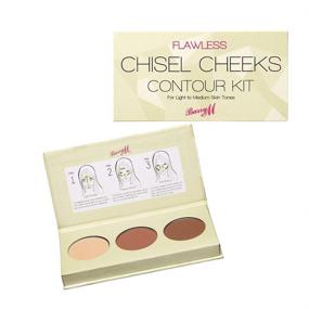 img 3 attached to 💄 Barry M Cosmetics Chisel Cheeks Contour Kit, Light-to-Medium Shade, 1 Pack, CCCK