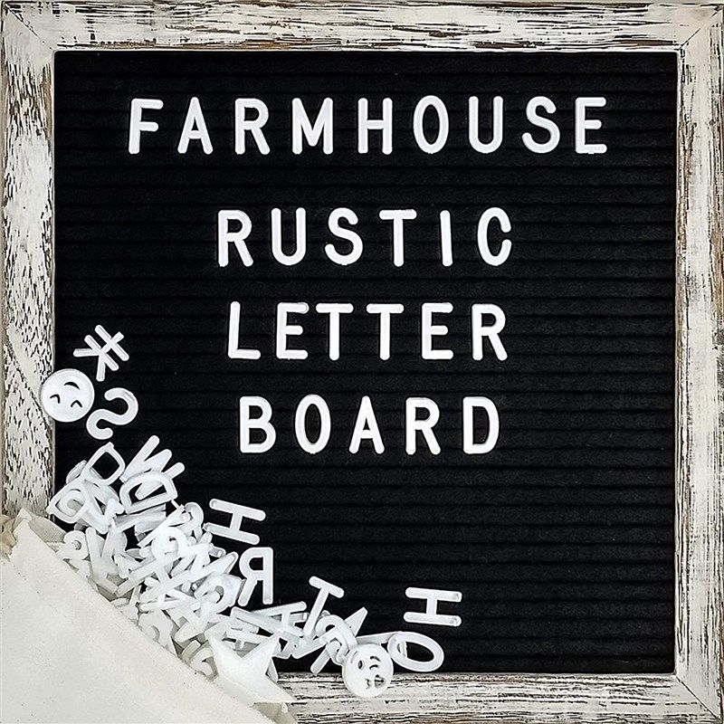 farmhouse wall decor letter board 로고