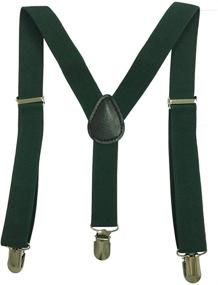 img 3 attached to 🎀 Versatile and Colorful 1 Inch Elastic Adjustable Suspenders for Boys, Girls, Children, Kids, and Babies