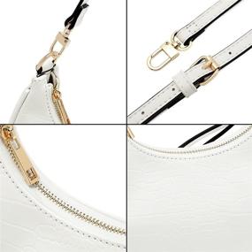 img 2 attached to Stylish Women's Small Shoulder Bag: Mini Purse, Crossbody Clutch for 90s Inspired Fashion