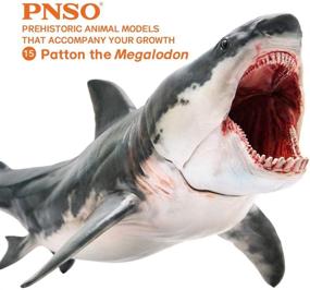 img 3 attached to 🦈 PNSO Prehistoric Megalodon Ancient Monster Toy