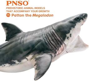 img 2 attached to 🦈 PNSO Prehistoric Megalodon Ancient Monster Toy