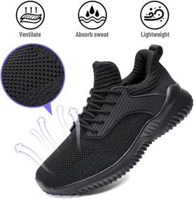 img 2 attached to YYZ Sneakers Black Tennis Shoes Men's Shoes in Fashion Sneakers