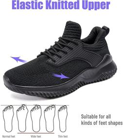 img 3 attached to YYZ Sneakers Black Tennis Shoes Men's Shoes in Fashion Sneakers