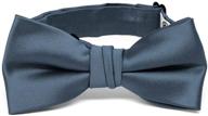 👔 dusty blue premium boys' accessories for bow ties by tiemart logo