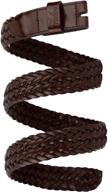 👔 falari braided without buckle 8007 nvy m: top-notch men's accessory for style and comfort logo