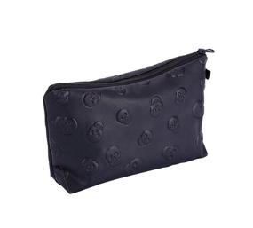 img 2 attached to 💀 HOYOFO Skull Makeup Pouch: Stylish Small Cosmetic Bag for Women - Perfect for Purse