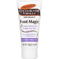 крем для ухода за ногами palmer's foot magic: питательное увлажнение с витамином е и какао-маслом - объем 2,1 унции. логотип