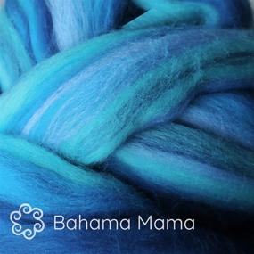 img 3 attached to Discover Bahama Mama Super Soft Merino Wool Fiber: Perfect for Hand Spinning, Needle Felting, Wet Felting, Soap Making & Dryer Balls!