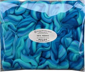 img 4 attached to Discover Bahama Mama Super Soft Merino Wool Fiber: Perfect for Hand Spinning, Needle Felting, Wet Felting, Soap Making & Dryer Balls!