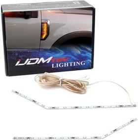 img 4 attached to Улучшите свой Ford F250 F350 F450 Super Duty с комплектом подсветки заднего плана iJDMTOY Amber Yellow LED.