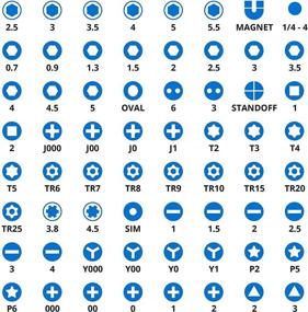 img 1 attached to Набор отверток iFixit Mako: улучшите ремонт электроники с 64 точными насадками.