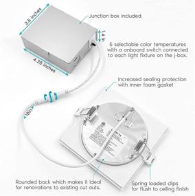 img 2 attached to 🔦 Exploring Luxrite Recessed Lighting: Discover Temperature Options for Industrial Electrical Spaces