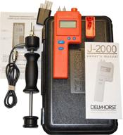 🌲 delmhorst j-2000/pkg: advanced digital wood moisture meter with expanded package logo