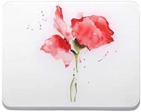 img 4 attached to Kitchen Cutting Board - 16x12 Inches - Dishwasher Safe Tempered Glass - Utility Board - Rose