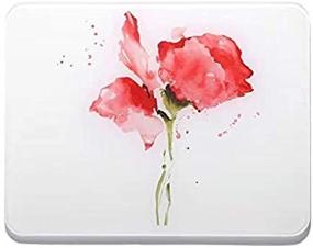 img 3 attached to Kitchen Cutting Board - 16x12 Inches - Dishwasher Safe Tempered Glass - Utility Board - Rose