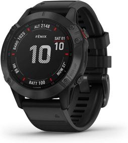 img 4 attached to 📟 Garmin fenix 6 Pro - Multisport GPS Watch with Mapping, Music, Grade-Adjusted Pace Guidance, and Pulse Ox Sensors (Black)