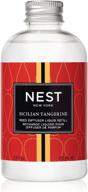 🍊 refill and refresh your nest fragrances reed diffuser with sicilian tangerine liquid - 5 fl oz логотип