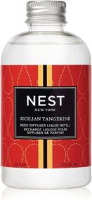 img 4 attached to 🍊 Refill and Refresh Your NEST Fragrances Reed Diffuser with Sicilian Tangerine Liquid - 5 fl oz