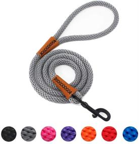 img 3 attached to Lynxking Braided Dog Rope Leash: Secure Traction for Medium to Large Dogs - Ideal for Walking and Training