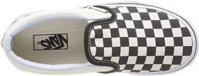 img 1 attached to Classic Slip-on Checkerboard Sneakers by Vans - Unisex Children's Footwear