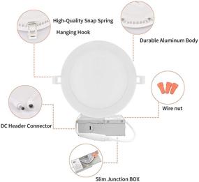 img 3 attached to 🔆 Certified KSIPZE Ultra Thin Recessed LED Downlight