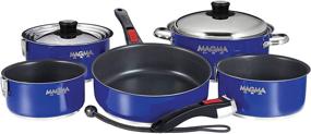 img 4 attached to 🍳 Magma A10-366-CB-2-IN Cookware Set - 10-Piece Non-Stick Kitchen Essential