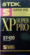 🚫 tdk xp super pro st-120 vhs cassette - unavailable from manufacturer logo