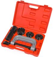 🔧 xtremepowerus universal 4-in-1 ball joint service auto tool set: ideal for 2wd & 4wd auto repair, extractor, remover, installer, mechanic with case logo