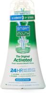 🌿 smartmouth original mouthwash: an expert-recommended solution for halitosis & bad breath - alcohol-free oral rinse, dentist-recommended fresh mint treatment logo