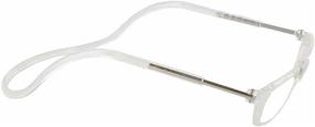 img 1 attached to 👓 Clic Magnetic Clear Reading Glasses +1.75