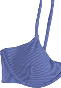 img 1 attached to SheIn Womens Sleeveless Underwire Swimsuit Women's Clothing for Swimsuits & Cover Ups