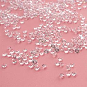 img 1 attached to 💎 FUTUREPLUSX Mini Clear Acrylic Crystal Diamond Pack - 10000PCS, 4.5mm 1/3 Carat Table Confetti Vase Beads for Wedding Decorations - Pack of 2