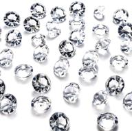 💎 futureplusx mini clear acrylic crystal diamond pack - 10000pcs, 4.5mm 1/3 carat table confetti vase beads for wedding decorations - pack of 2 logo