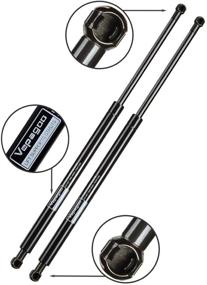 img 3 attached to 🚪 VEPAGOO Rear Liftgate Lift Support Arms - Hatchback Struts for 2005-2010 Scion tC Trunk Gas Shocks (Pack of 2 / Pair)