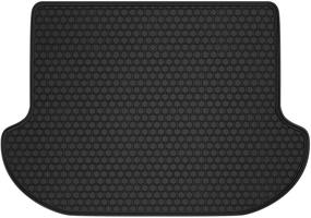 img 3 attached to 🚗 Premium Megiteller Car Tray Trunk Rear Cargo Liner for Nissan Murano - Custom Fit (2015-2021) | Odorless, Washable, Heavy Duty, Anti-Slip, All Weather | Black Rubber Mat