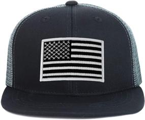 img 2 attached to Armycrew Youth American Snapback Trucker: The Ultimate Boys' Hats & Caps Accessories