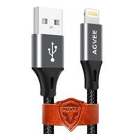 ⚡️ agvee lightning cable [3 pack 6ft]: fast & long iphone charger cord for efficient charging & data transfer логотип