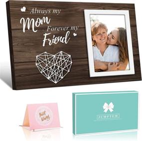 img 4 attached to 🎁 Mother's Day Gifts for Mom - Forever My Friend Picture Frame - Birthday Gifts for Women - Mom Gifts from Daughters/Sons - 4x6 Dark