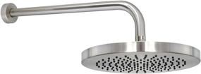 img 4 attached to 💦 MODONA 10” Rain Shower Head and 16” Long Shower Arm with Flange – Satin Nickel - 5 Year Warranty | Shop Now!