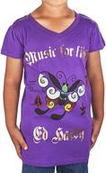 purple ed hardy butterfly v-neck t-shirt for toddlers logo