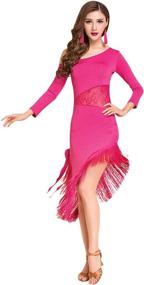 img 1 attached to ZX Womens Fringed Ballroom Costumes Sports & Fitness and Other Sports