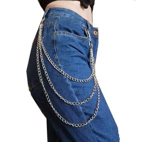 img 1 attached to Zehory Layered Chains Trousers Jewelry