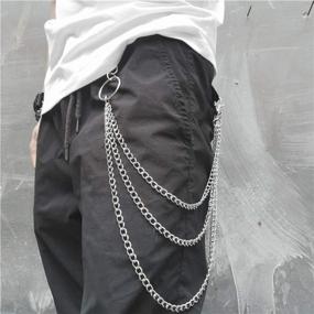 img 4 attached to Zehory Layered Chains Trousers Jewelry